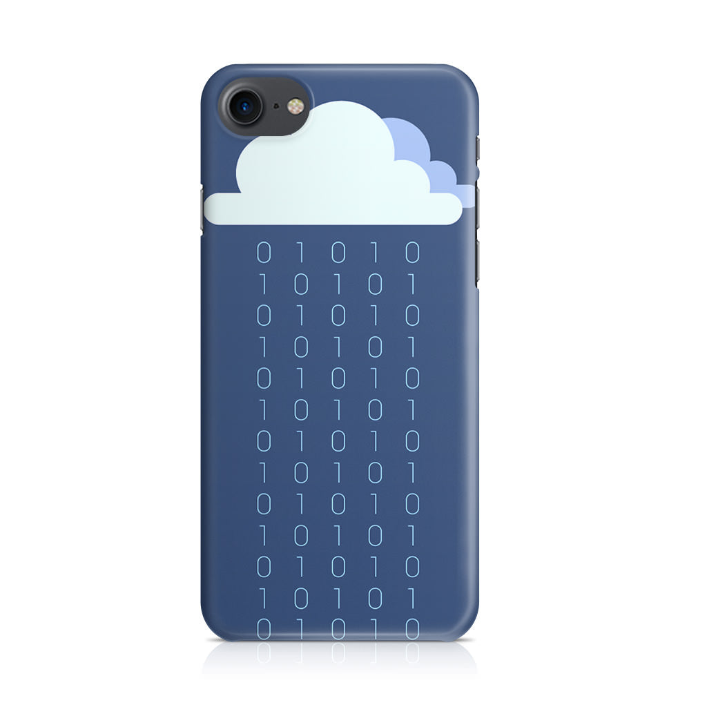 Abstract Binary Minimalist iPhone SE 3rd Gen 2022 Case