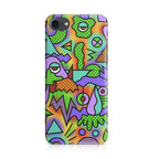 Abstract Colorful Doodle Art iPhone SE 3rd Gen 2022 Case