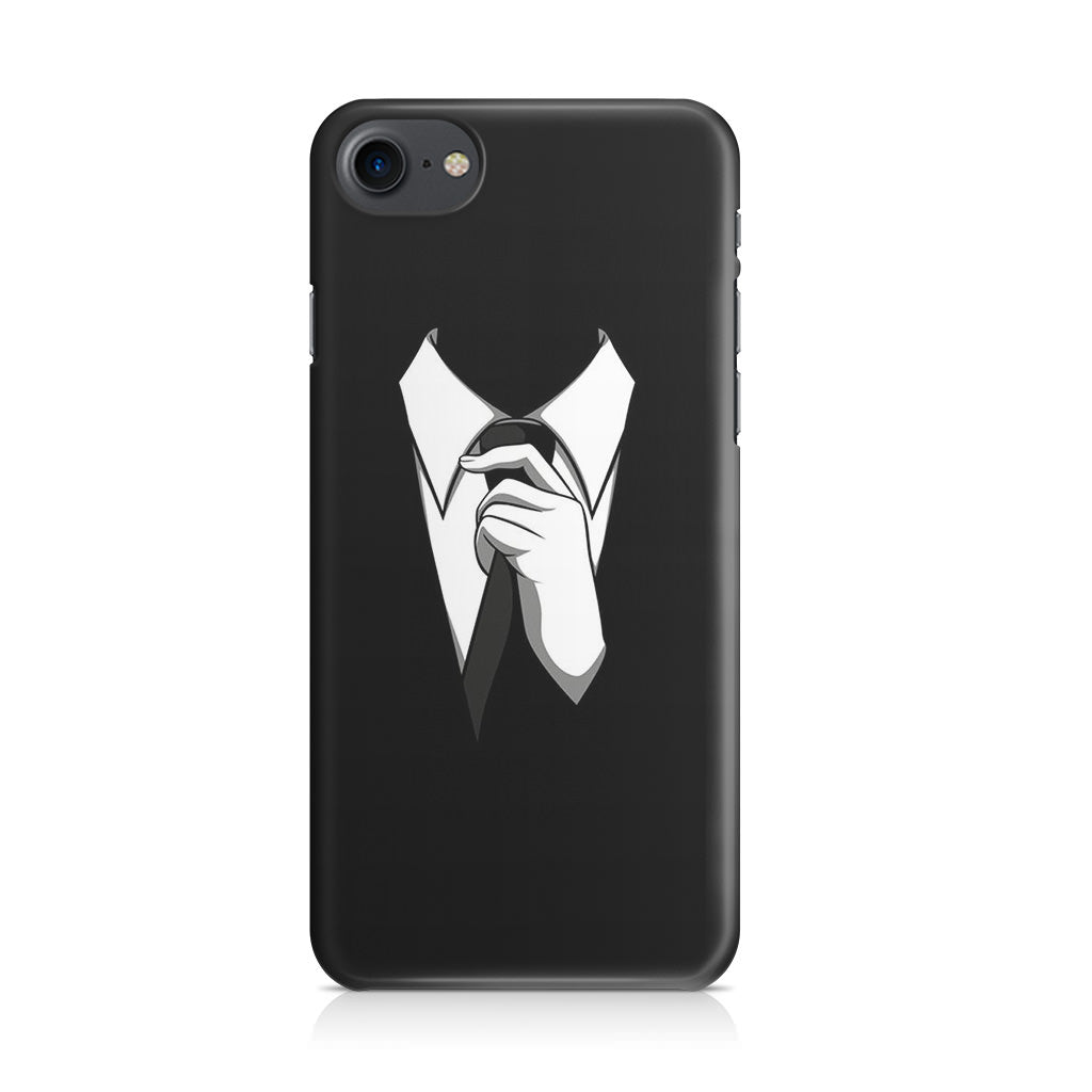 Anonymous Black White Tie iPhone SE 3rd Gen 2022 Case