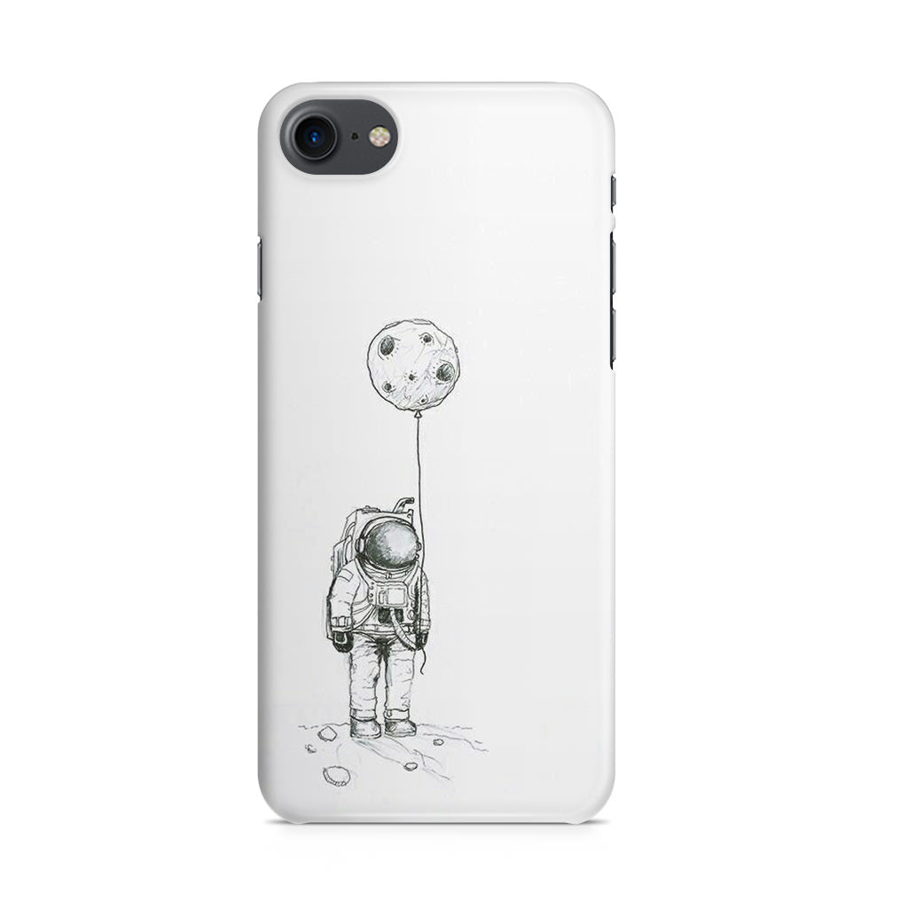 Astronaut Moon Balloon iPhone SE 3rd Gen 2022 Case
