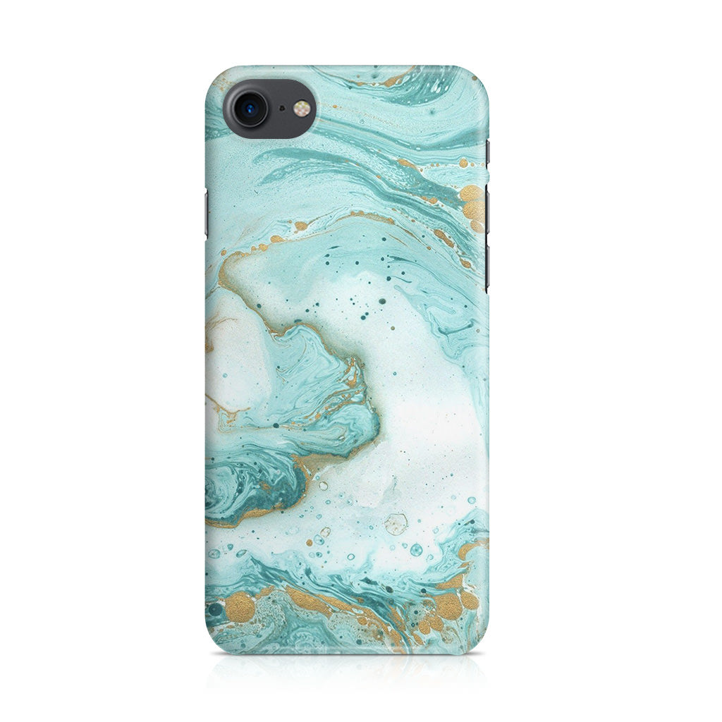 Azure Water Glitter iPhone SE 3rd Gen 2022 Case