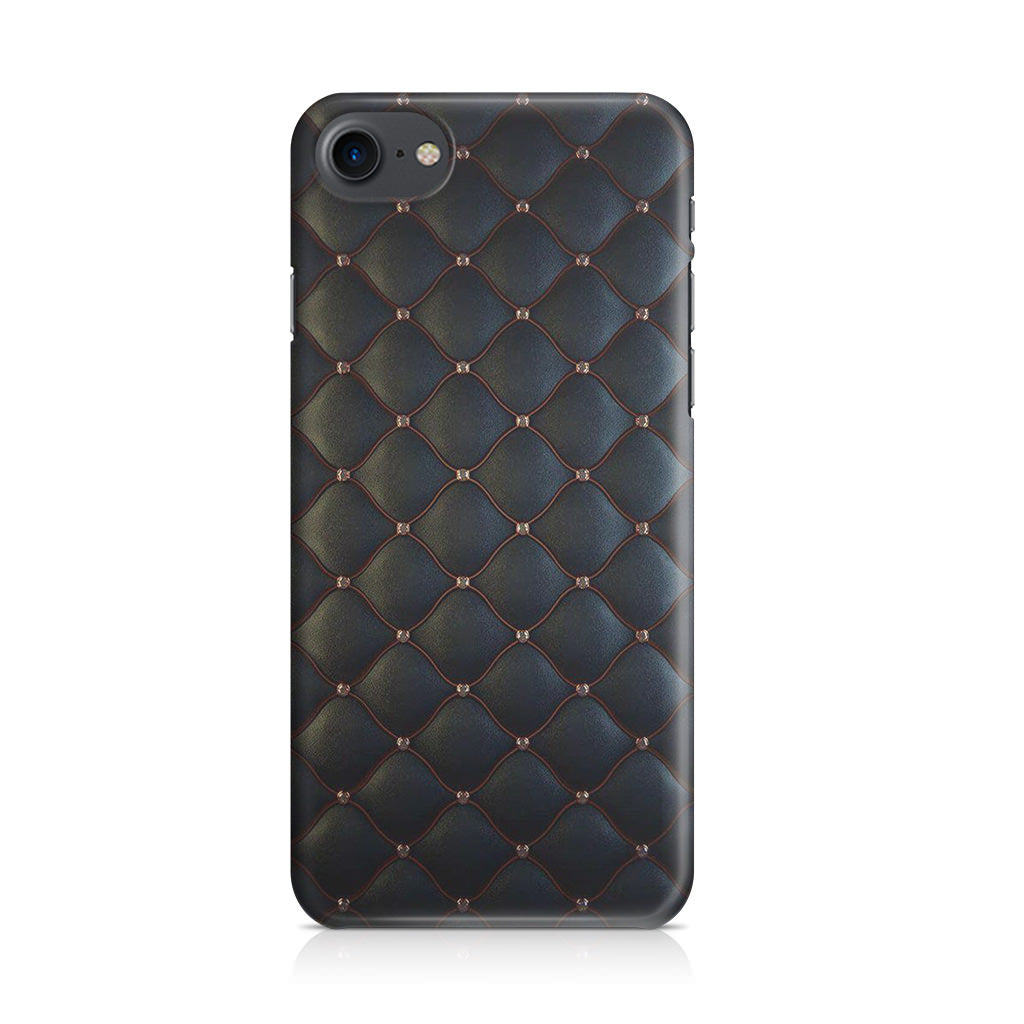 Black Royal Pattern iPhone SE 3rd Gen 2022 Case