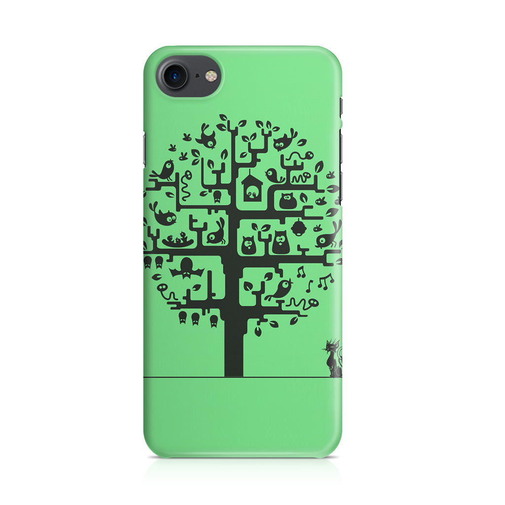 Cat Tree iPhone SE 3rd Gen 2022 Case