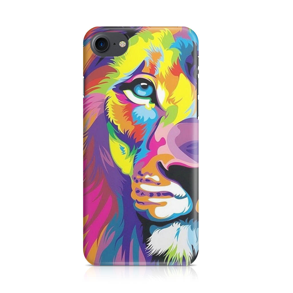 Colorful Lion iPhone SE 3rd Gen 2022 Case