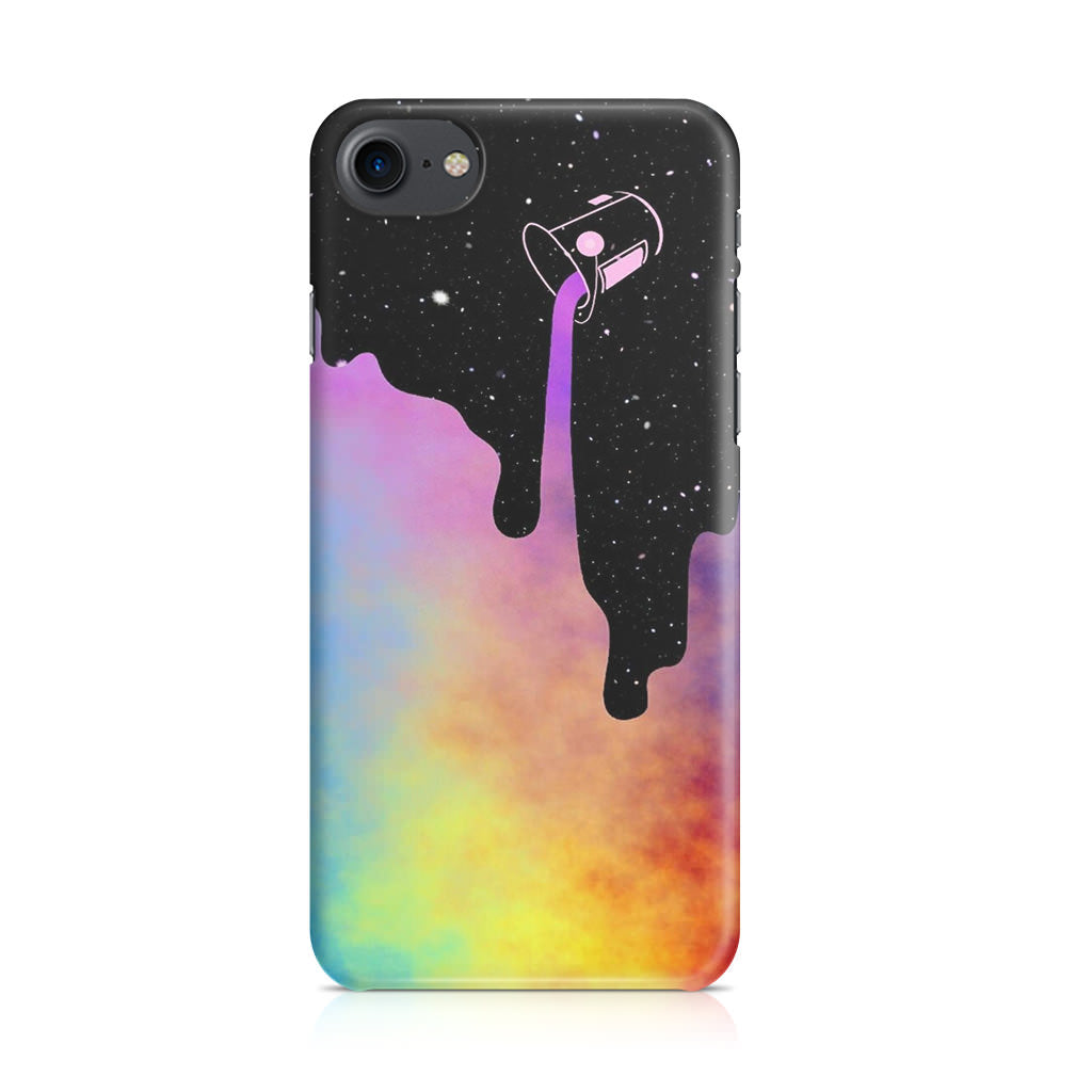 Coloring Galaxy iPhone SE 3rd Gen 2022 Case