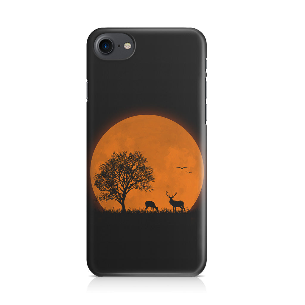 Deer Silhouette iPhone SE 3rd Gen 2022 Case