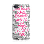 John Green Quotes I'm in Love With Cities iPhone SE 3rd Gen 2022 Case
