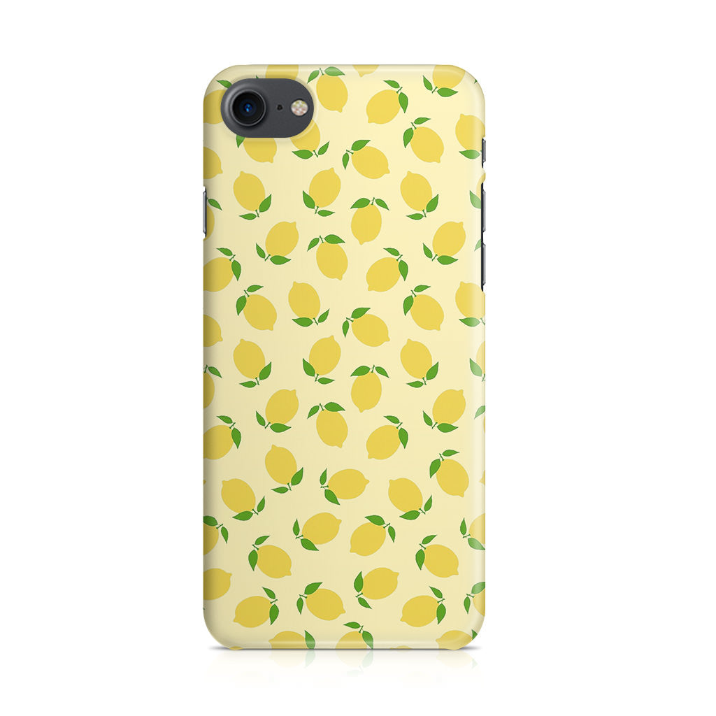 Lemons Fruit Pattern iPhone SE 3rd Gen 2022 Case
