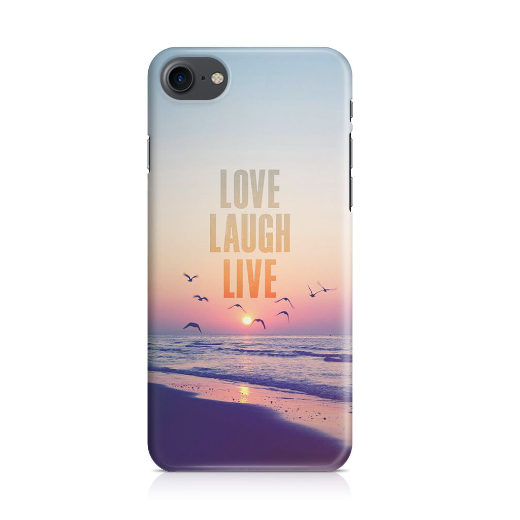 Love Laugh Live iPhone SE 3rd Gen 2022 Case