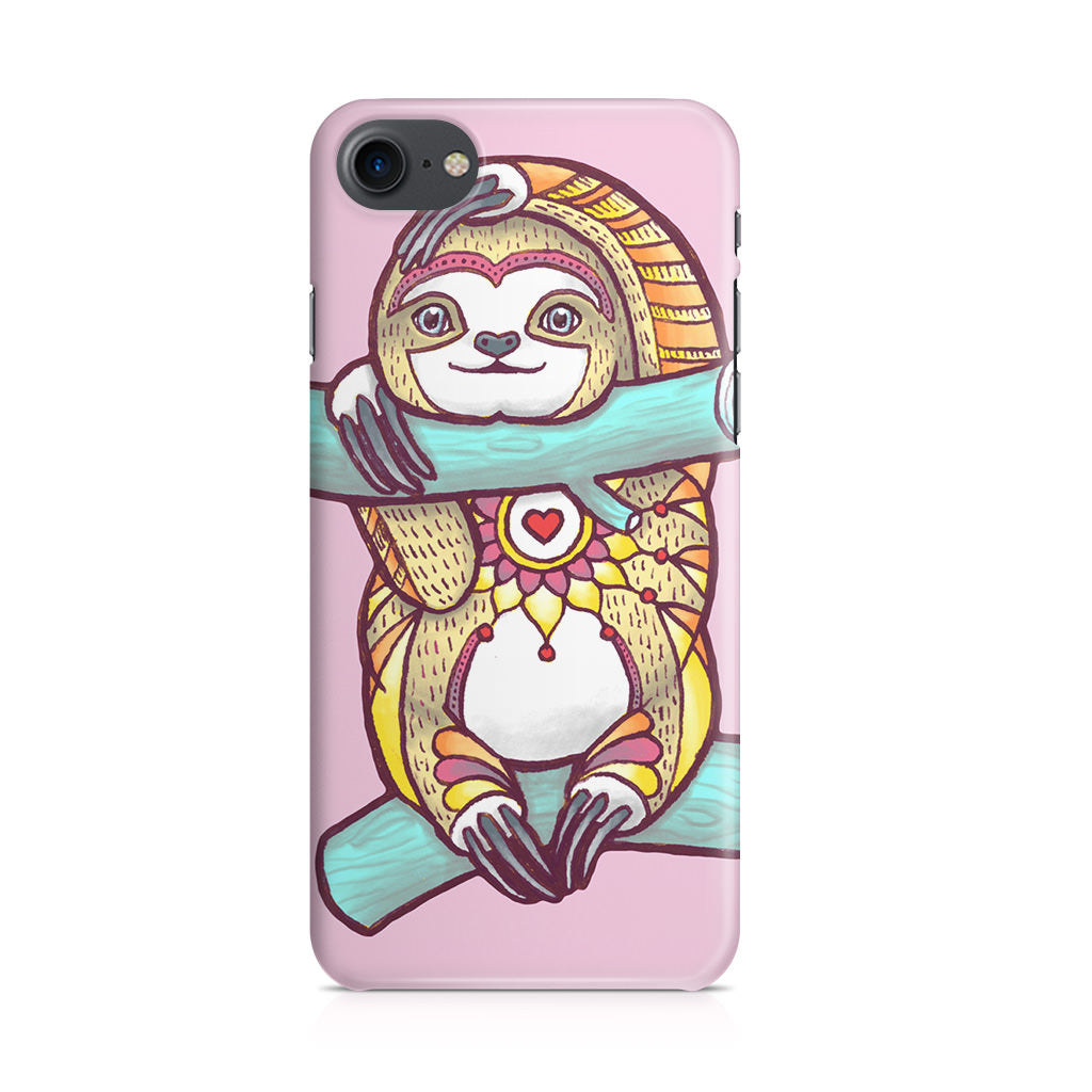 Mandala Sloth iPhone SE 3rd Gen 2022 Case