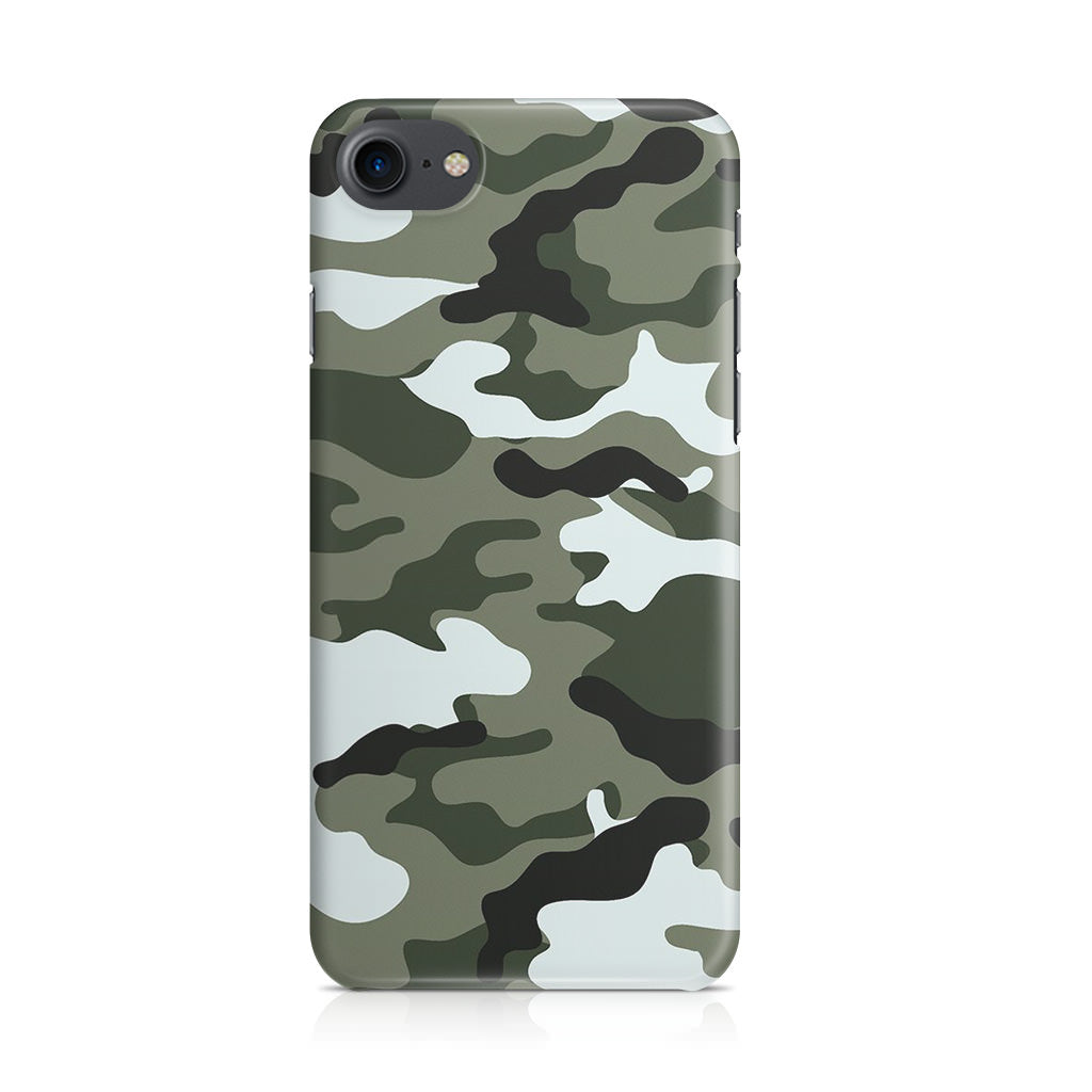 Military Green Camo iPhone SE 3rd Gen 2022 Case