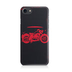 Motorcycle Red Art iPhone SE 3rd Gen 2022 Case