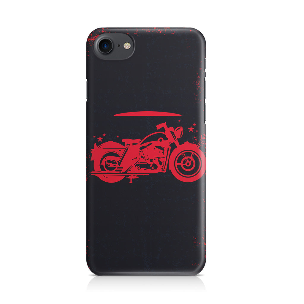 Motorcycle Red Art iPhone SE 3rd Gen 2022 Case