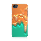Orange Paint Dripping iPhone SE 3rd Gen 2022 Case