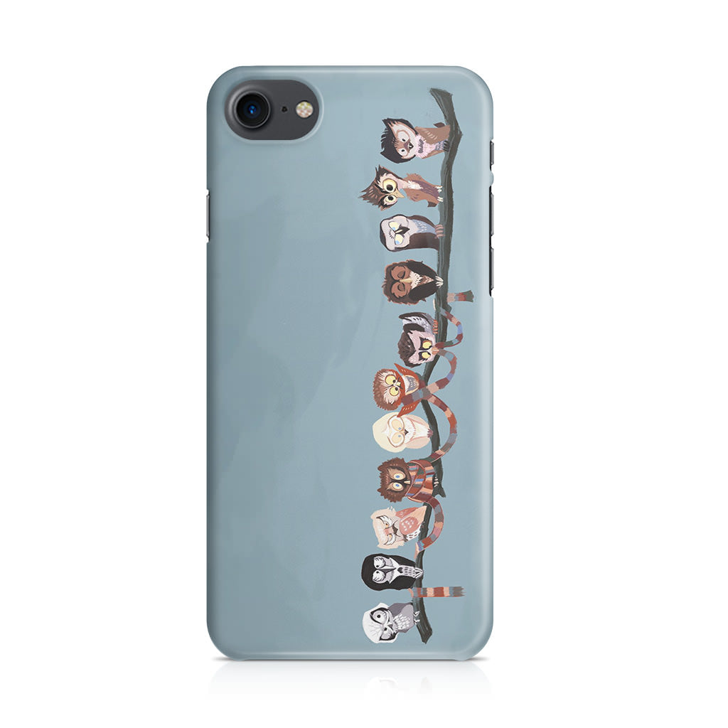 Owls on The Branch iPhone SE 3rd Gen 2022 Case