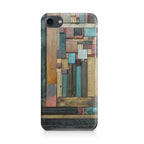 Painted Abstract Wood Sculptures iPhone SE 3rd Gen 2022 Case