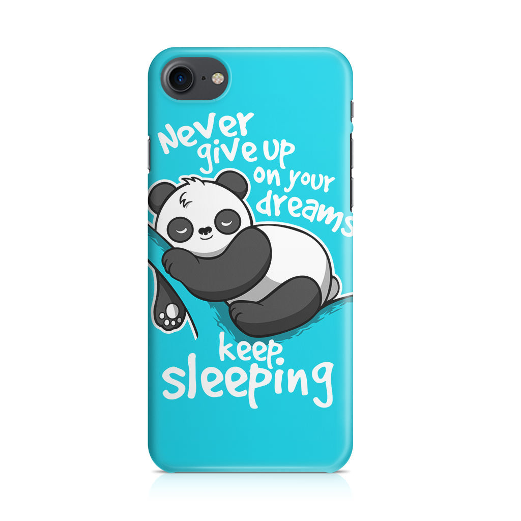 Panda Keep Sleeping iPhone SE 3rd Gen 2022 Case