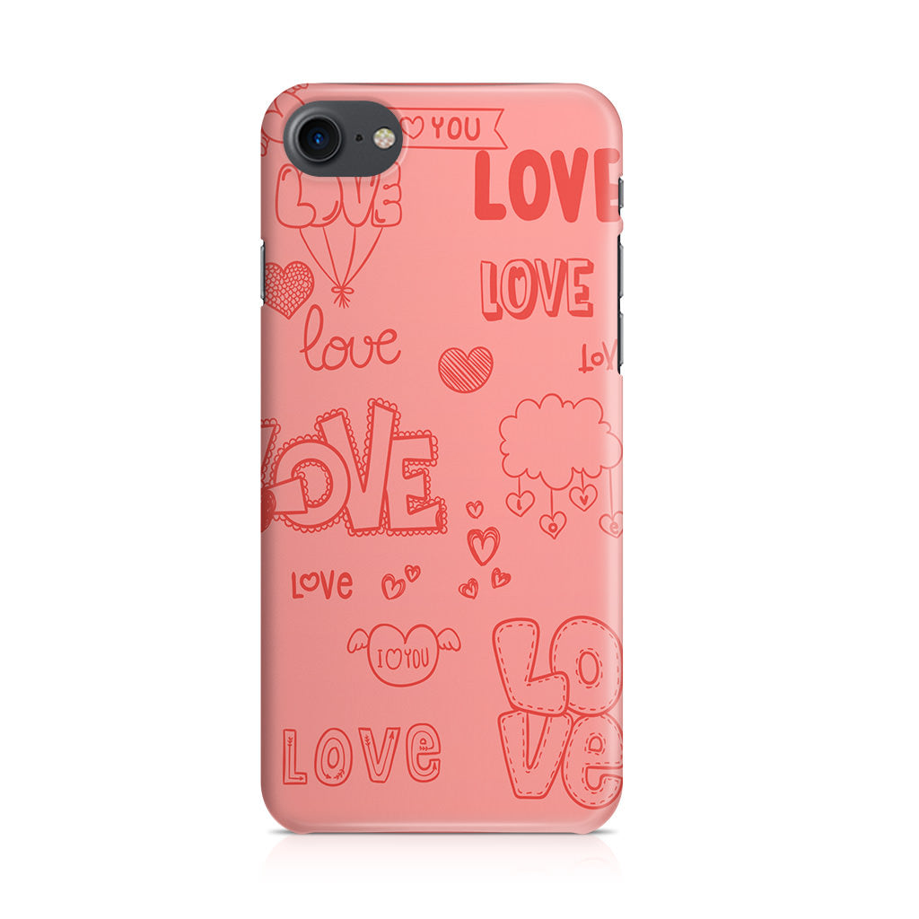 Pink Lover iPhone SE 3rd Gen 2022 Case