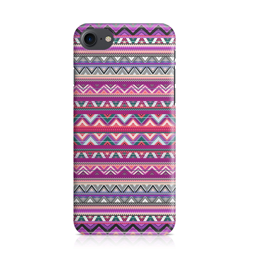 Purple Aztec Art iPhone SE 3rd Gen 2022 Case