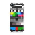 Scheme Pause TV Colorful Mesh iPhone SE 3rd Gen 2022 Case