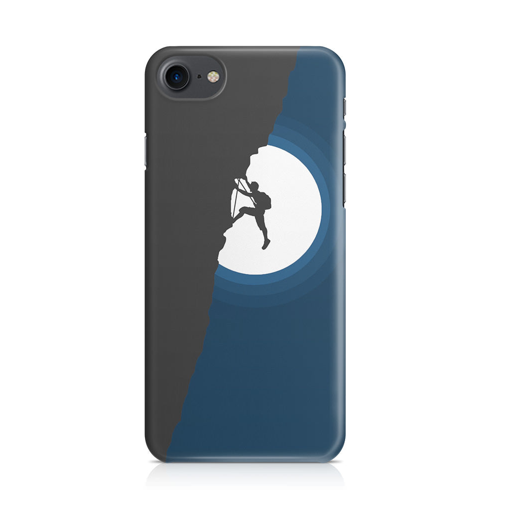 Silhouette of Climbers iPhone SE 3rd Gen 2022 Case