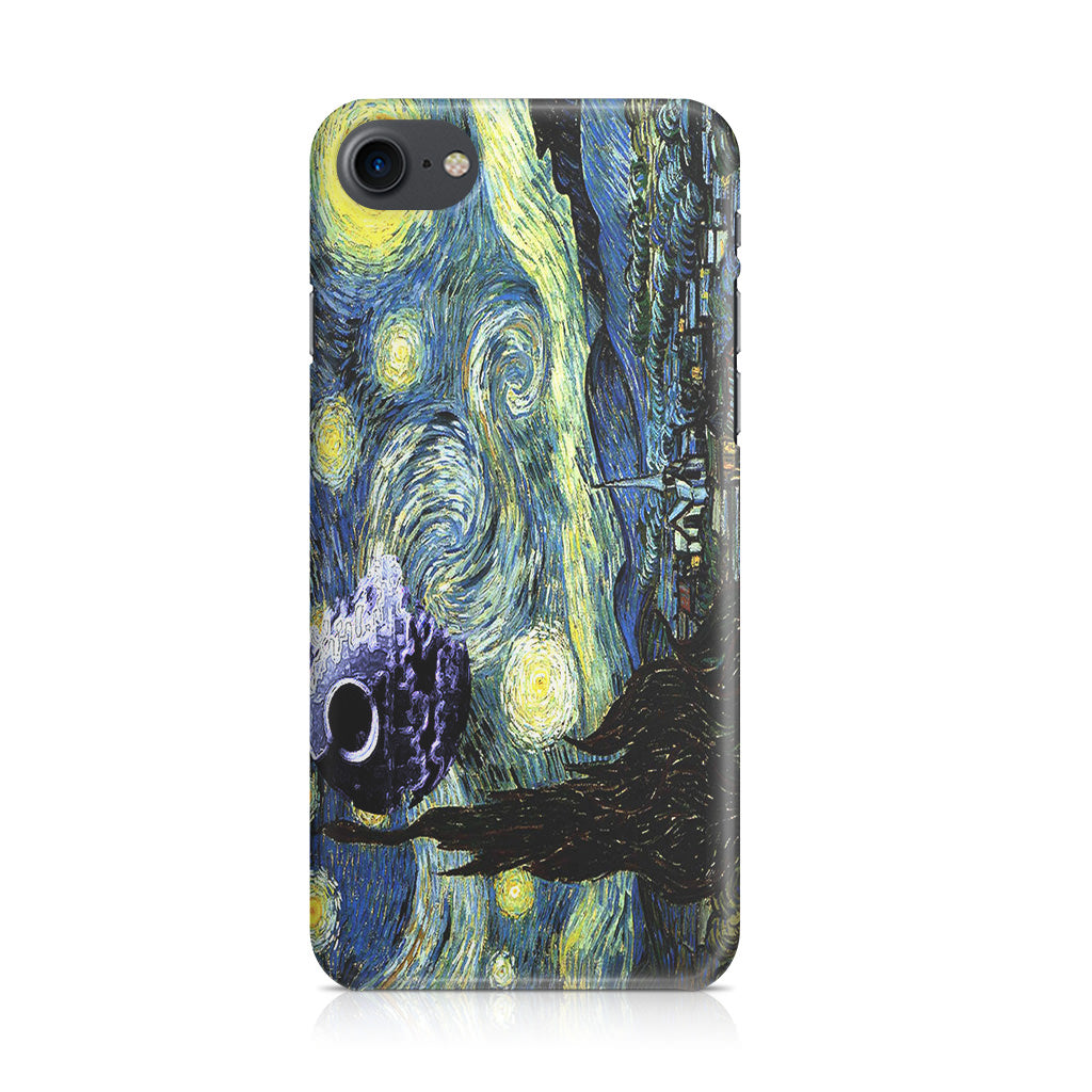 Skellington on a Starry Night iPhone SE 3rd Gen 2022 Case