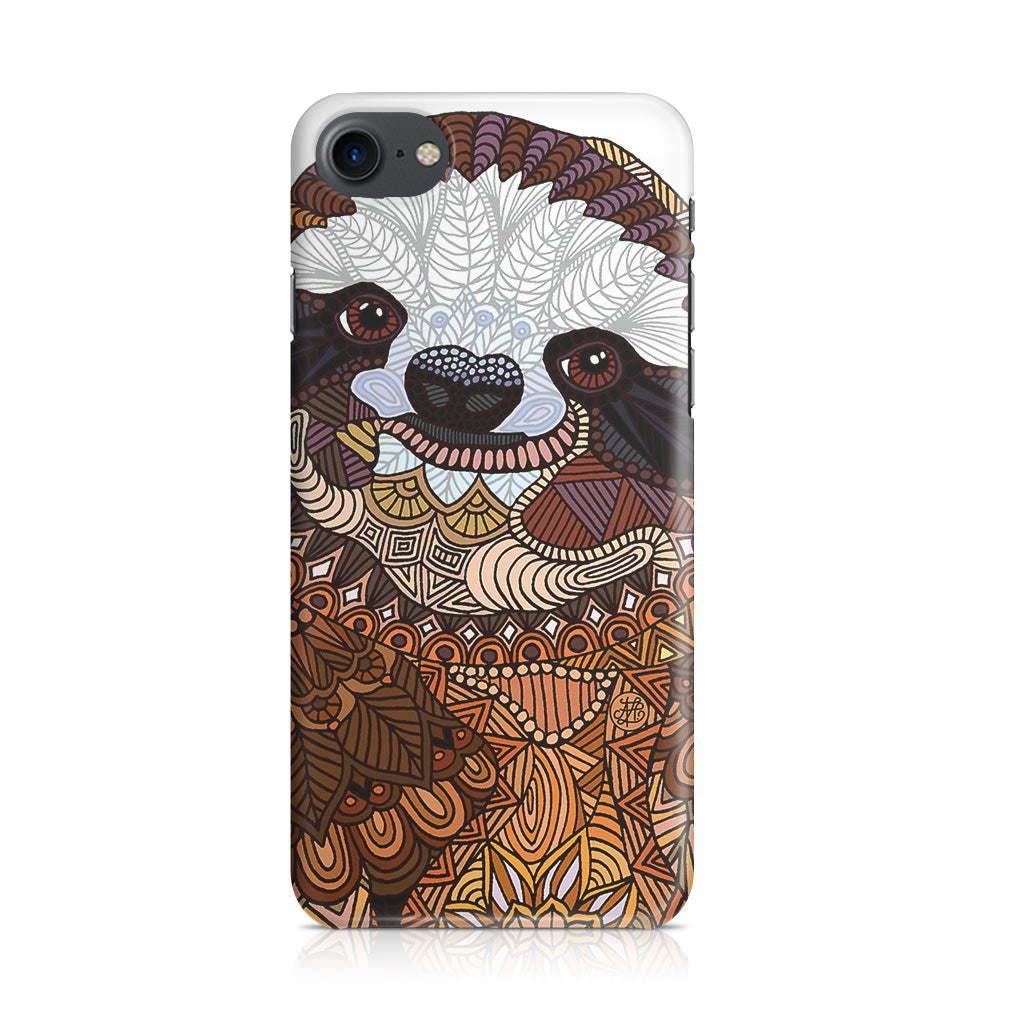 Sloth Ethnic Pattern iPhone SE 3rd Gen 2022 Case