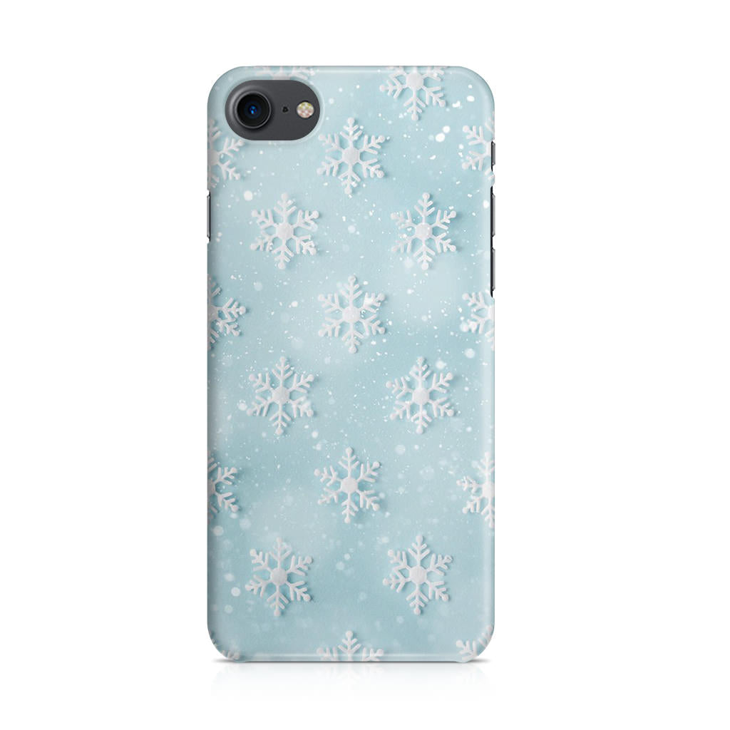 Snowflakes Pattern iPhone SE 3rd Gen 2022 Case