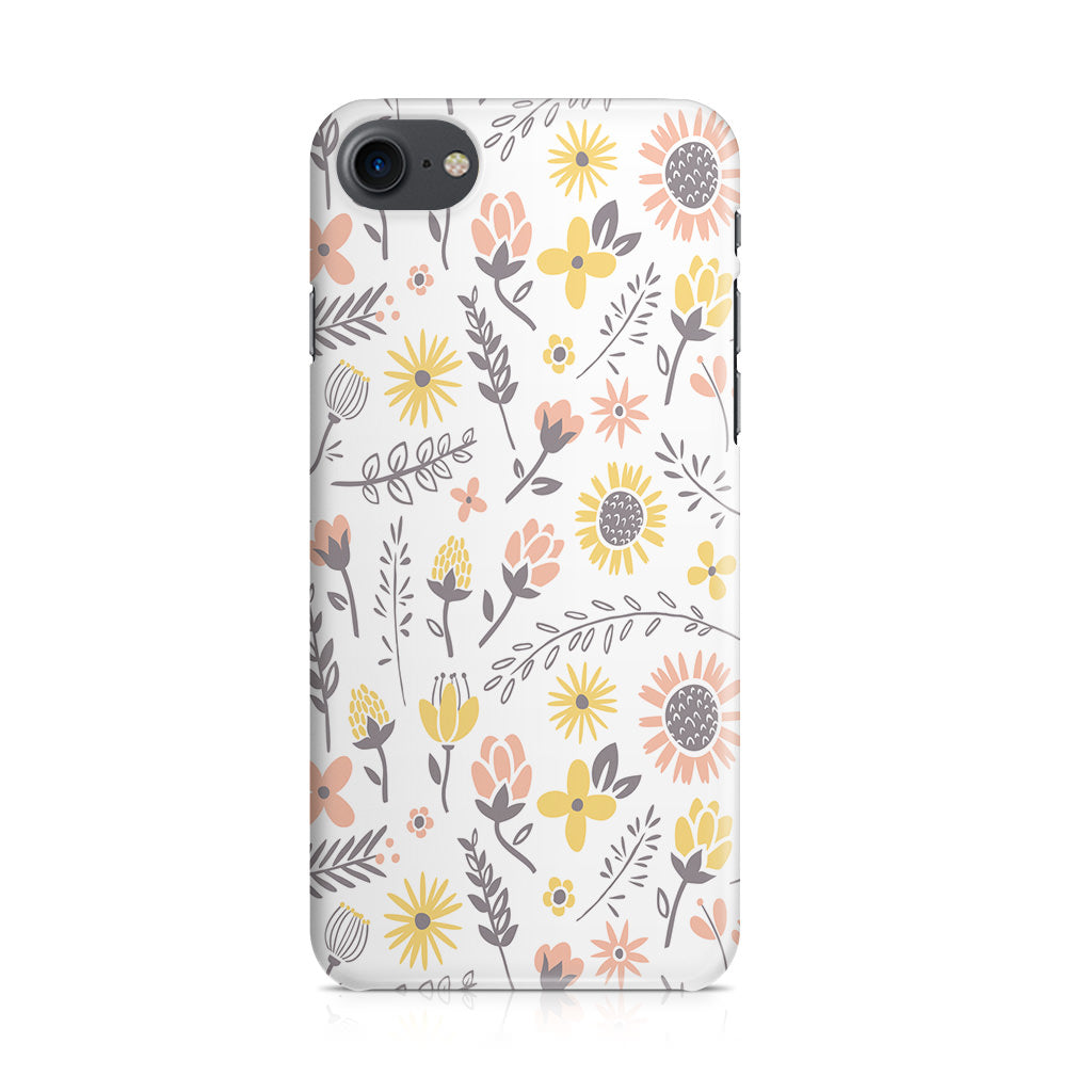 Spring Things Pattern iPhone SE 3rd Gen 2022 Case