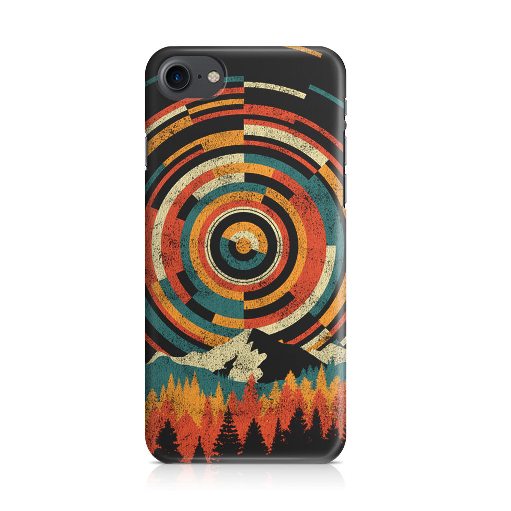 The Geometry Of Sunrise iPhone SE 3rd Gen 2022 Case