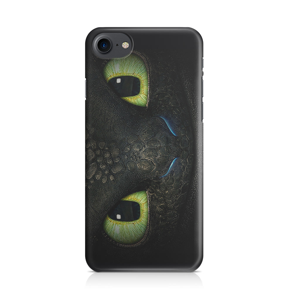 Toothless Dragon Eyes Close Up iPhone SE 3rd Gen 2022 Case