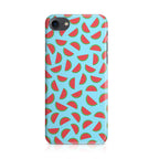 Watermelon Fruit Pattern Blue iPhone SE 3rd Gen 2022 Case