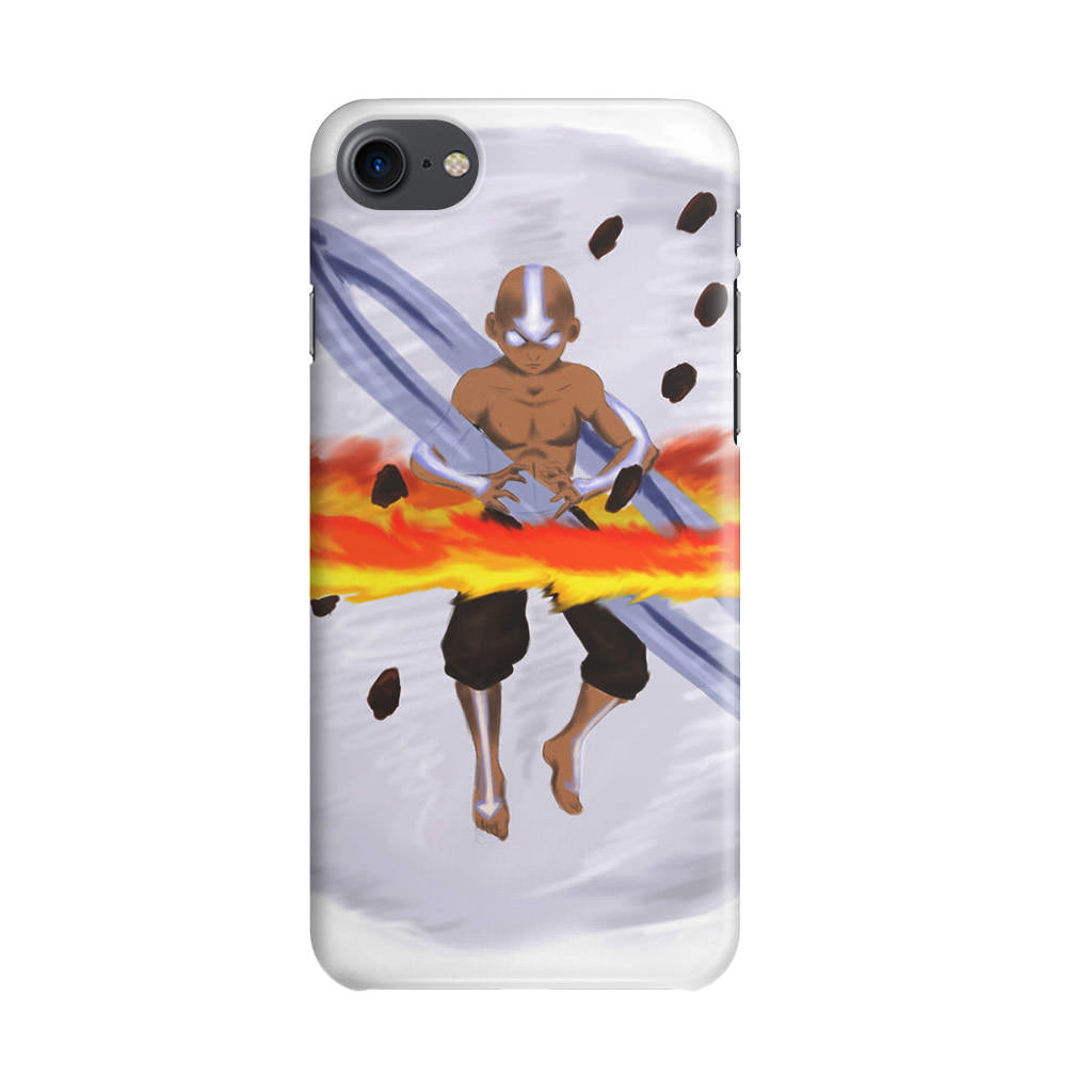Avatar Aang Controls Four Elements iPhone SE 3rd Gen 2022 Case