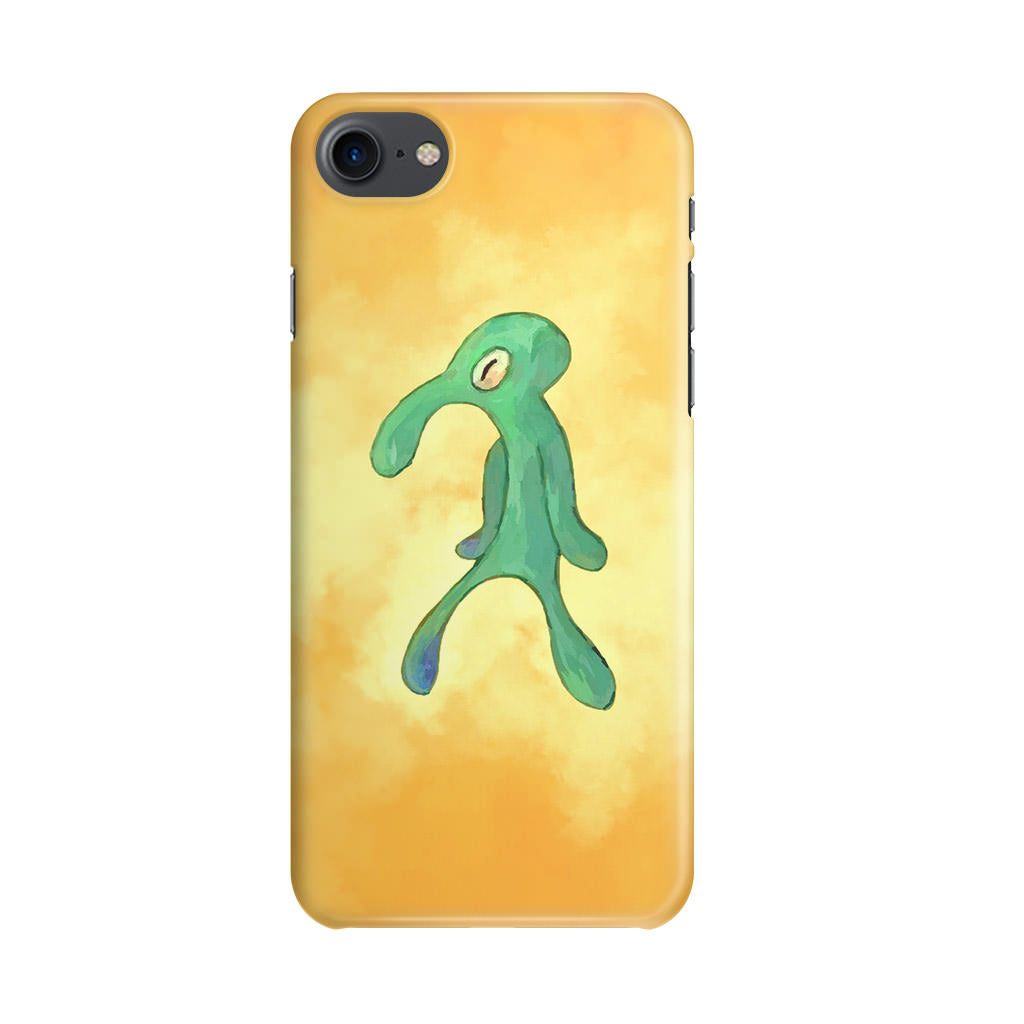 Bold and Brash Squidward Painting iPhone SE 3rd Gen 2022 Case