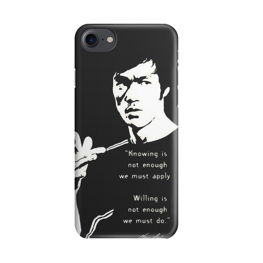 Bruce Lee Quotes iPhone SE 3rd Gen 2022 Case