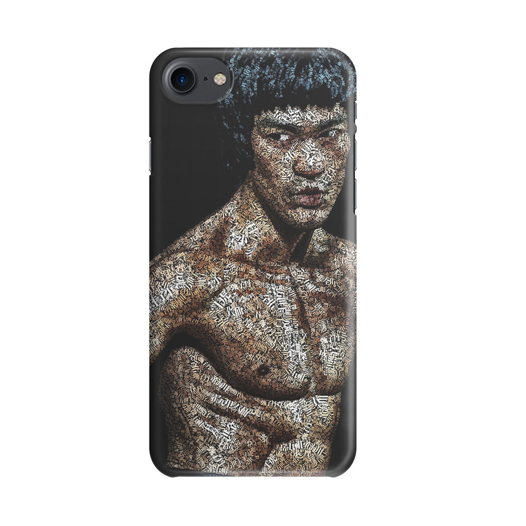 Bruce Lee Typograph iPhone SE 3rd Gen 2022 Case