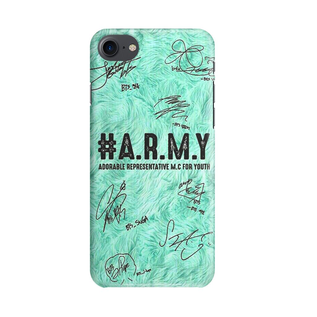 BTS Army Signature iPhone SE 3rd Gen 2022 Case