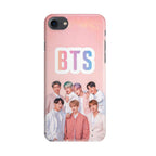 BTS Member in Pink iPhone SE 3rd Gen 2022 Case