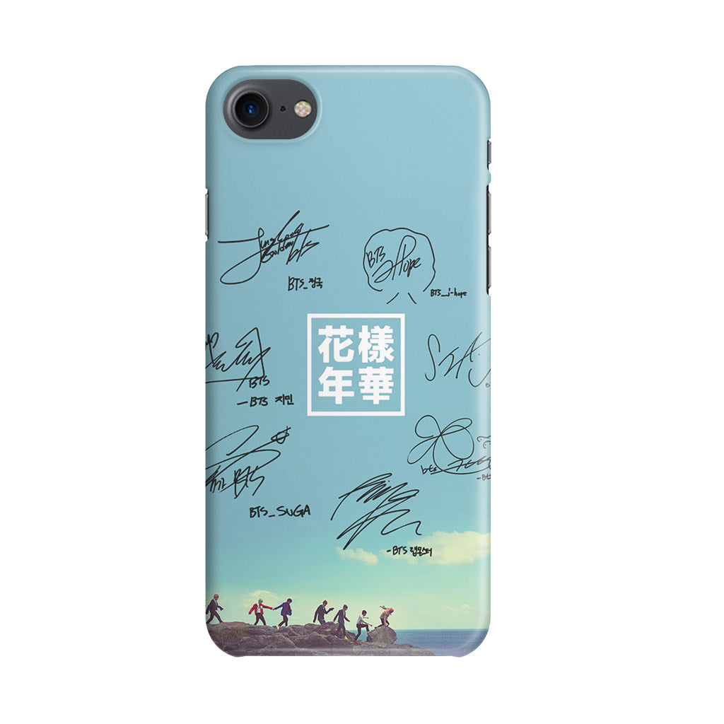 BTS Signature iPhone SE 3rd Gen 2022 Case