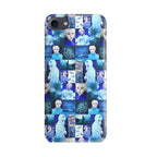BTS Suga Blue Aesthetic Collage iPhone SE 3rd Gen 2022 Case