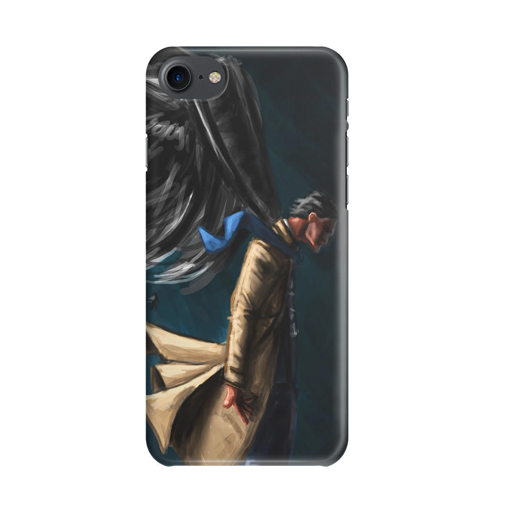 Castiel Supernatural Art iPhone SE 3rd Gen 2022 Case