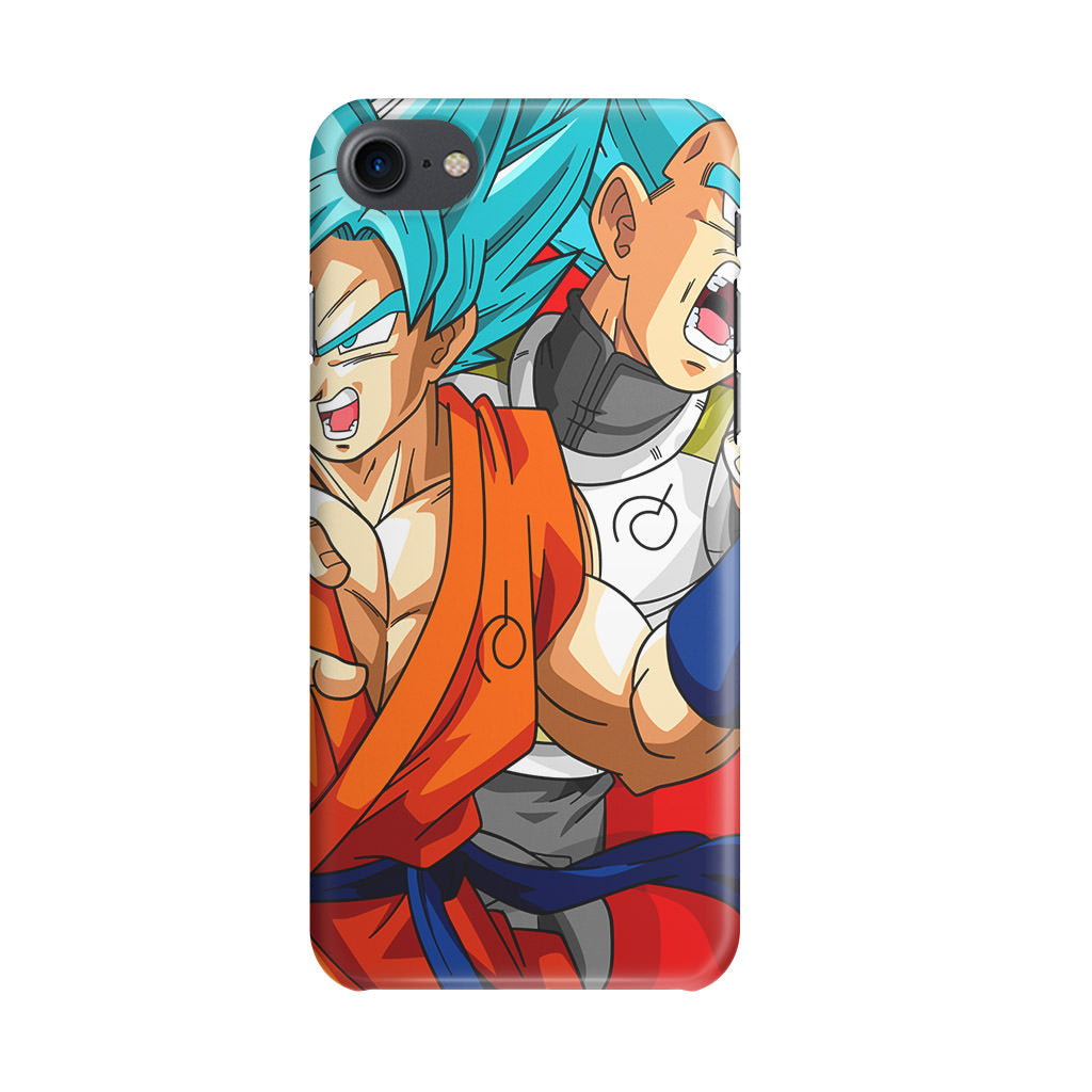 Dragon Ball Super SSGSS Goku And Vegeta iPhone SE 3rd Gen 2022 Case