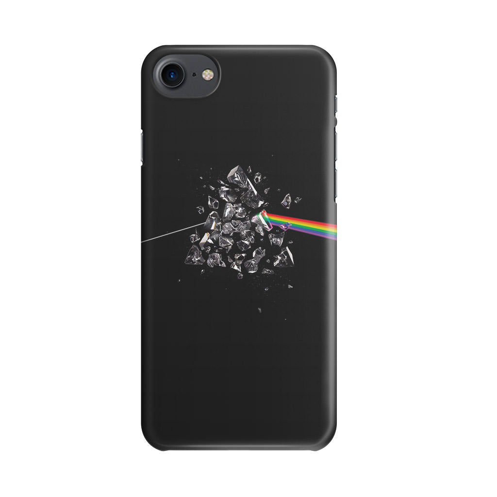 Glass Broken Light Refraction iPhone SE 3rd Gen 2022 Case