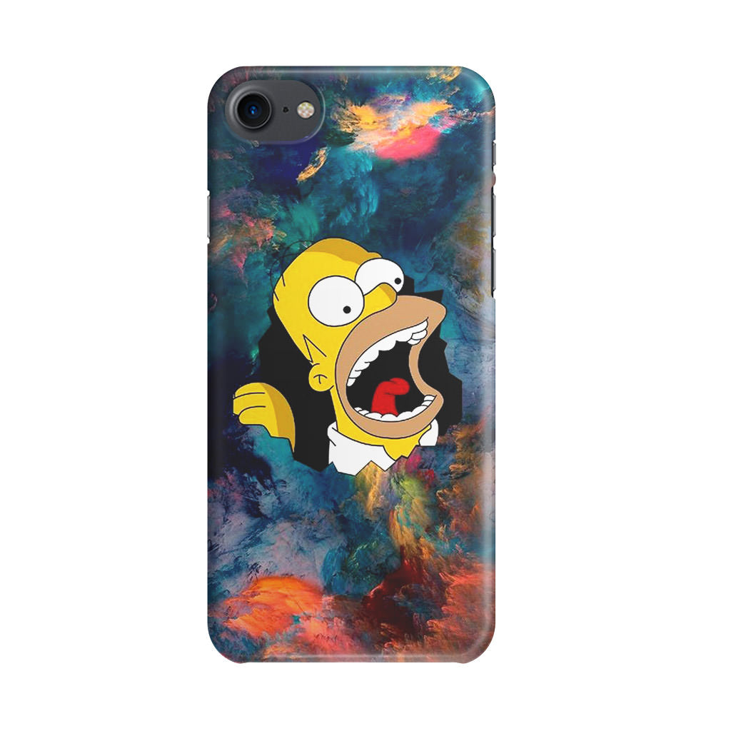 Homer Behind The Black Hole iPhone SE 3rd Gen 2022 Case