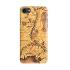 Middle Earth Map Hobbit iPhone SE 3rd Gen 2022 Case