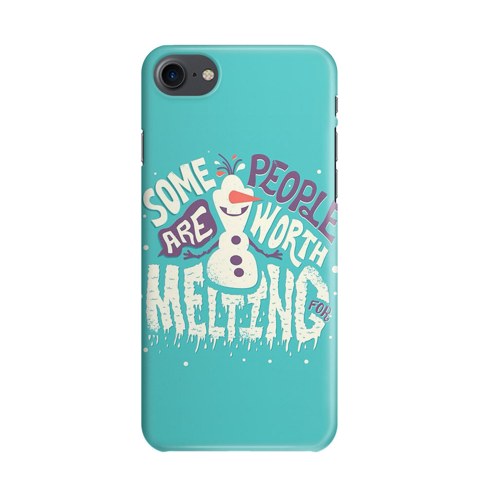 Olaf Frozen Is Melting iPhone SE 3rd Gen 2022 Case