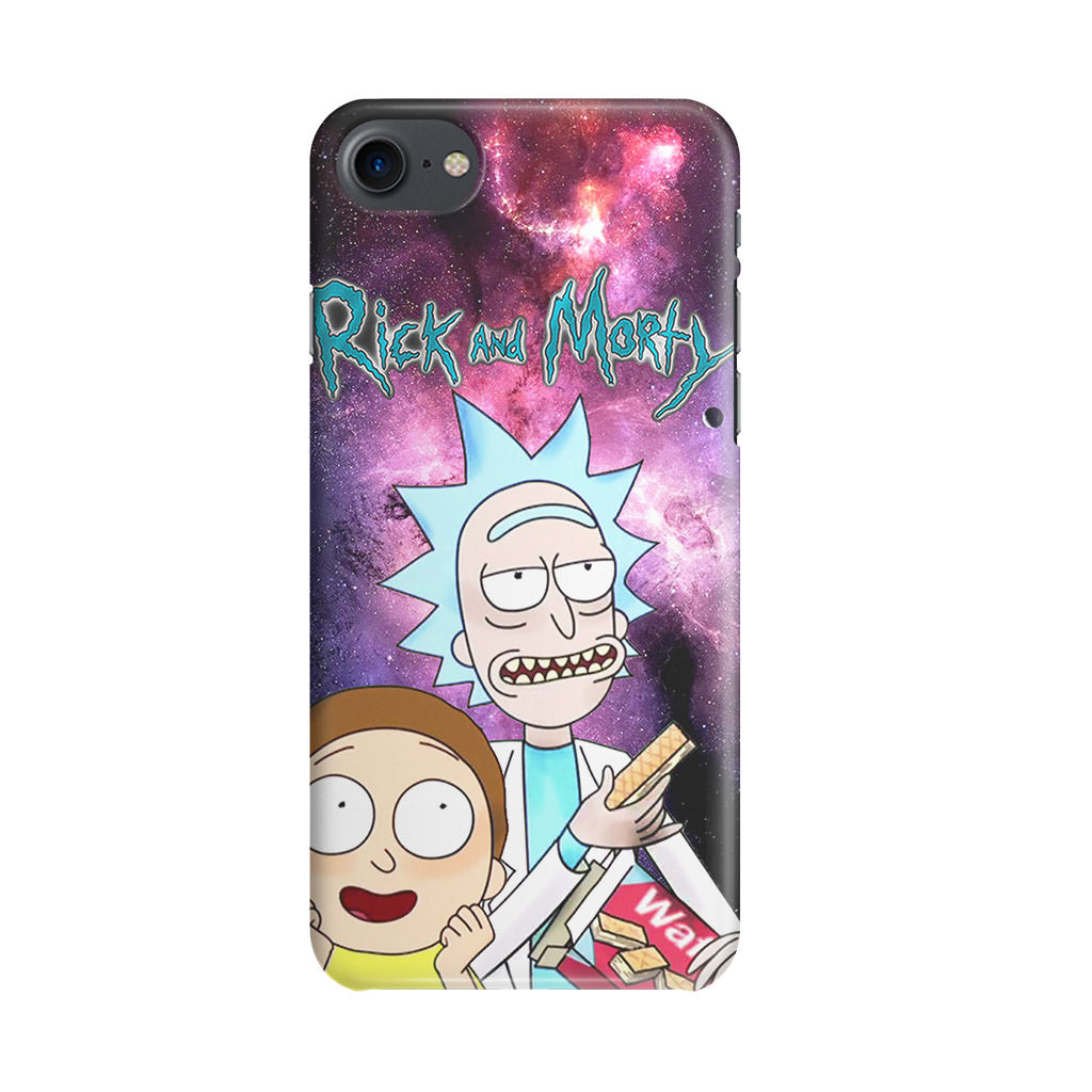 Rick And Morty Nebula Space iPhone SE 3rd Gen 2022 Case