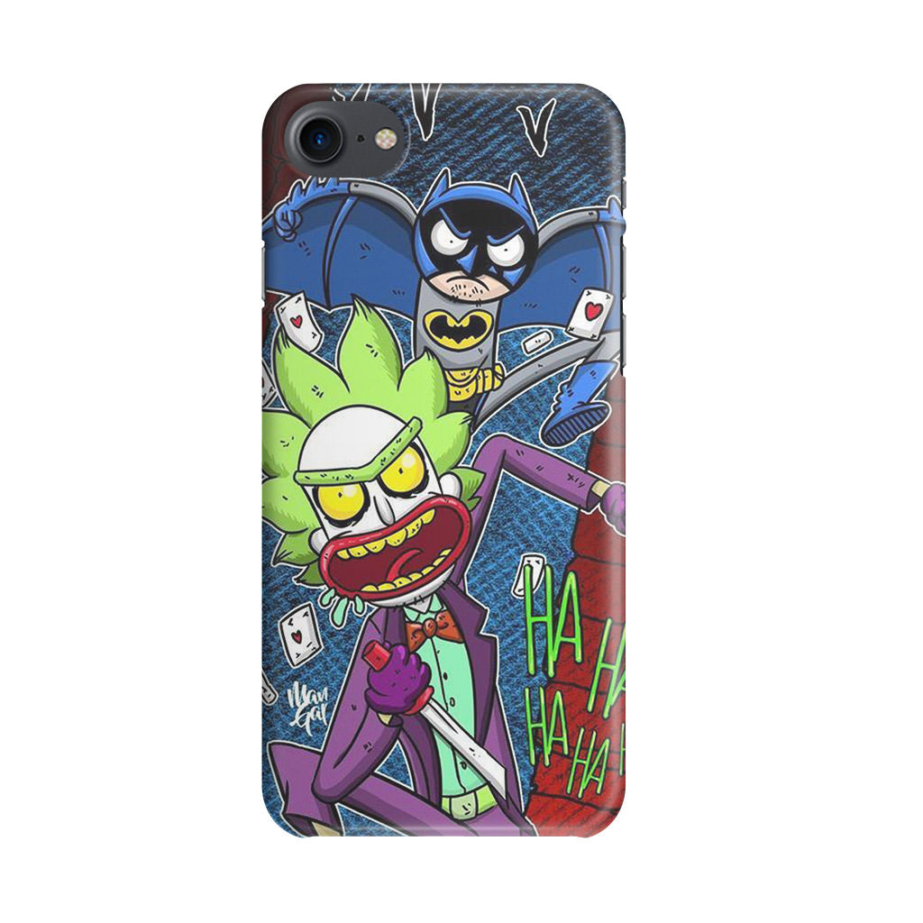 Rick And Morty Bat And Joker Clown iPhone SE 3rd Gen 2022 Case