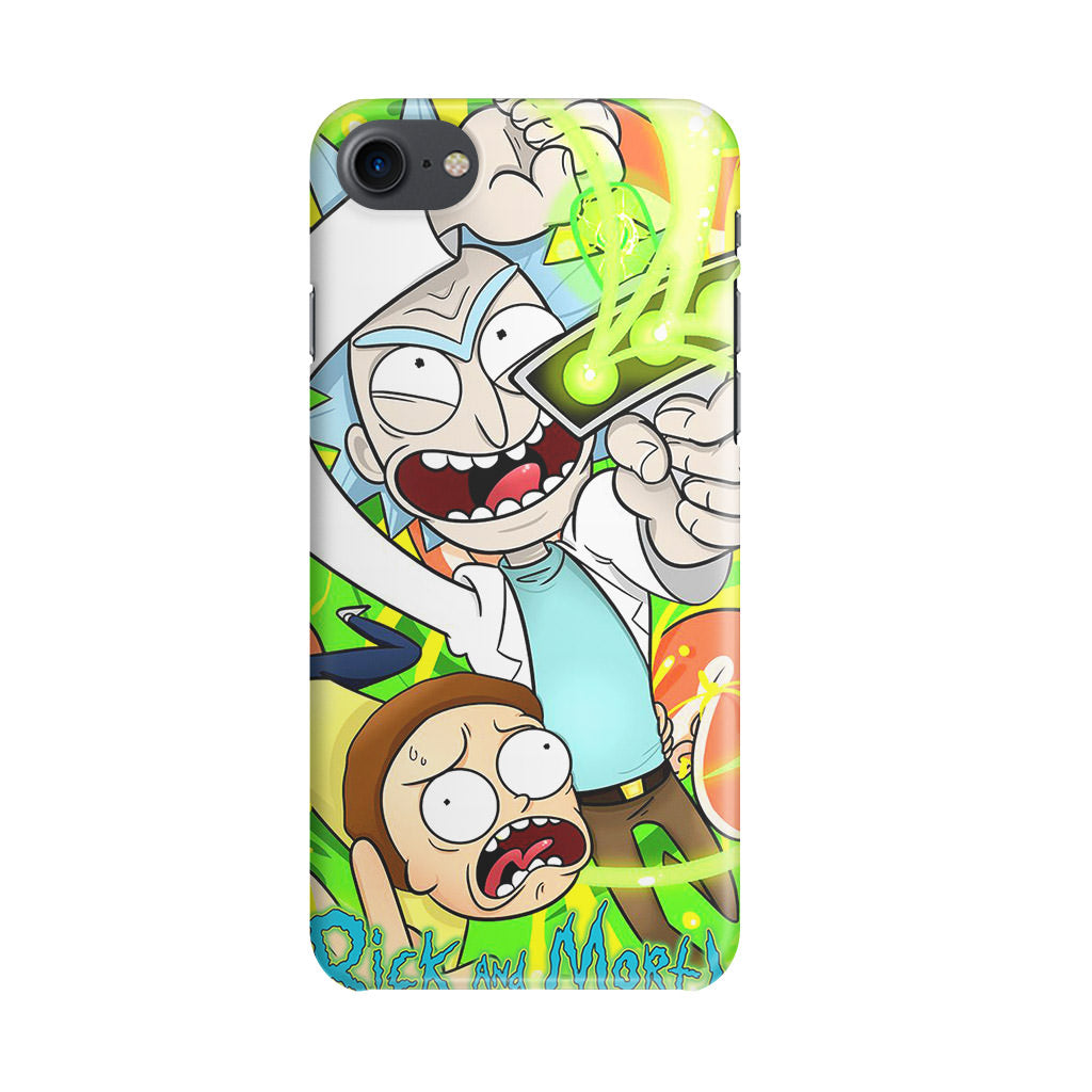 Rick And Morty Shoot Portal Gun iPhone SE 3rd Gen 2022 Case
