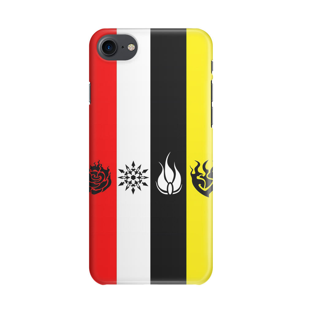RWBY All Symbols iPhone SE 3rd Gen 2022 Case